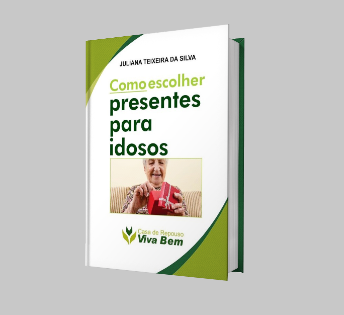 Como escolher presentes para idosos: capa do ebook